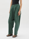 voluminous cotton poplin pant