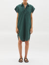 cotton yoke detail shirt dress