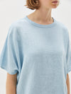 washed batwing contrast t.shirt