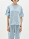 washed batwing contrast t.shirt