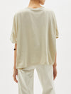 washed batwing contrast t.shirt