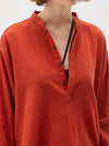 gauze popover shirt