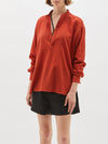 gauze popover shirt