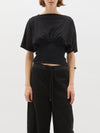 rib insert slouch t.shirt