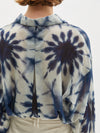 printed voile oversized shirt
