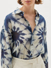 printed voile oversized shirt