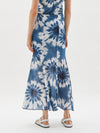 printed superfine jersey skirt