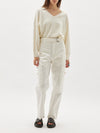 athletic v neck knit