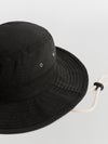 wide brim drawstring hat