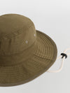 wide brim drawstring hat