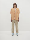 pleat front slouch chino