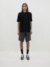 raw double jersey short