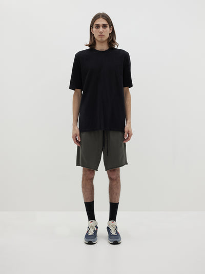 raw double jersey short