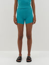 slim rib mini bike short