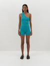 slim rib mini bike short