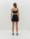 rib mini skirt