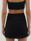 rib mini skirt