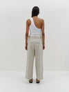 relaxed pleat front pant