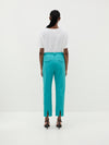 double cotton split back pant