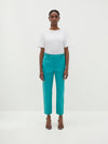 double cotton split back pant