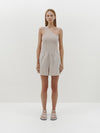 stretch cotton tennis short