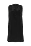 silk tuck detail tank dress