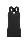 slim rib crossback tank