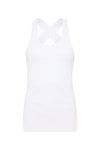 slim rib crossback tank