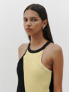 drapey rib layered tank