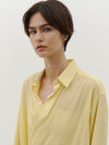 relaxed gauze cotton shirt