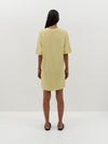 reverse double jersey boxy short sleeve dress