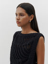 crochet knit vest