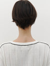 rib detail knit t.shirt