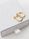 released from love 004 classic gold hoops