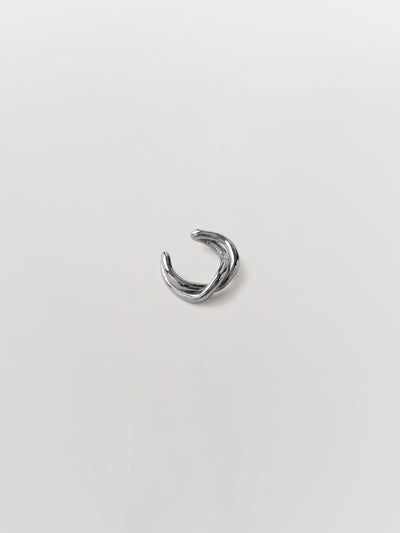 released from love 001 classic silver ear cuff