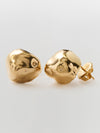 released from love cast pearl gold studs
