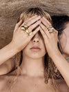 louise olsen gold ring set 1