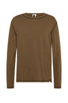 slouch coverstitch long sleeve t.shirt