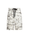 cracked fleece lo slung short