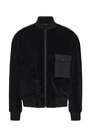 wadded cord bomber jacket