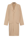 viscose twill travel trench