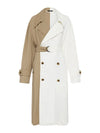 twill traditional trench