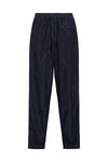 denim gusset detail pant