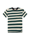 mini stripe side step t.shirt