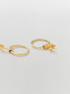 pigna hinge hoop earrings