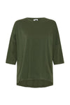slouch side step short sleeve t.shirt