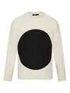 dot fleece sweat