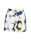 printed cotton mini short