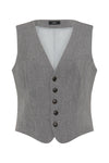 melange tailored vest