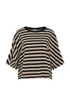 stripe boxy short sleeve t.shirt